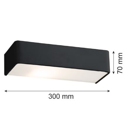 Argon 3075 - Corp de iluminat perete RODAN 1xE27/15W/230V