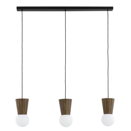 Argon 6358 - Lustră pentru baie VOLANTE, suspendată pe cablu, 3xG9/6W/230V IP44, maro