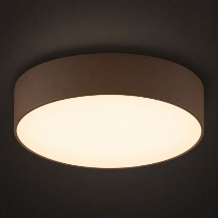 Argon 6364 - Plafonieră DARLINGOS 3xE27/15W/230V, Ø 45 cm, maro