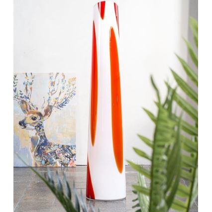 Argon 7042 - Lampă de podea POLONIA 2xE27/15W/230V alb/roșu