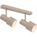 Argon 7294 - Lampă spot DOR 2xE27/15W/230V bej