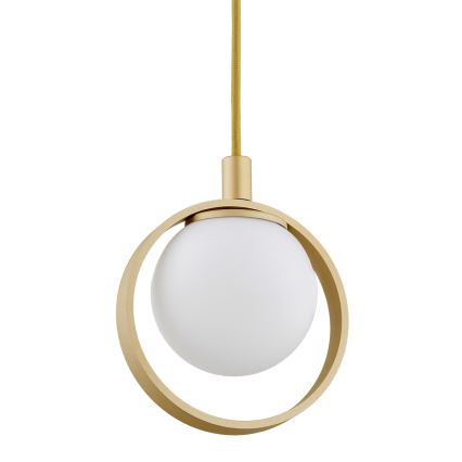 Argon 8257 - Lustră SATURNIA suspendată pe cablu, 1xG9/6W/230V, auriu