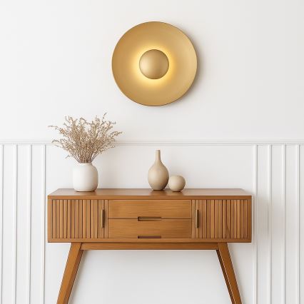 Argon 8865 - Aplica LED de perete BOLTON, 12,5W, 230V, 3000K, auriu