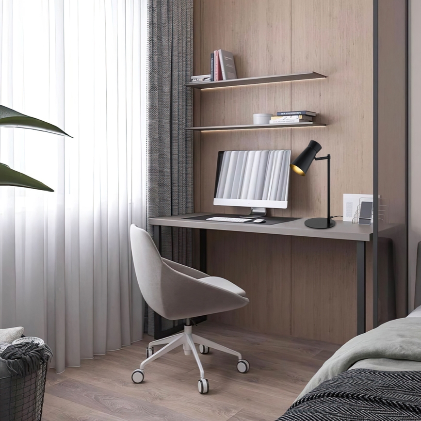 Argon 8875 - Lampă de masă LORD 1xE14/7W/230V neagră