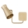 Argon 8884 - Aplică de perete LORD, 1xE14/7W/230V, culoare: auriu