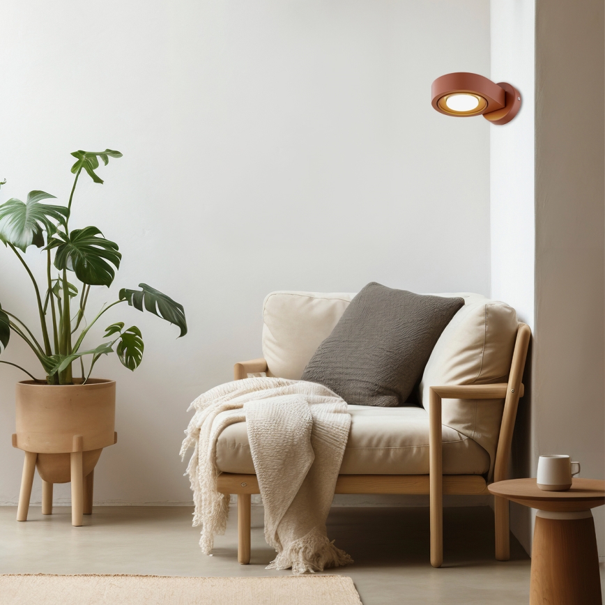 Argon 8902 - Aplică de perete LOTUS 1xGX53/12W/230V teracotă
