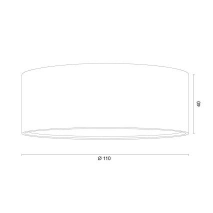 Argon 8904 - Plafonieră ELORA 1xGX53/7W/230V Ø 11 cm mov