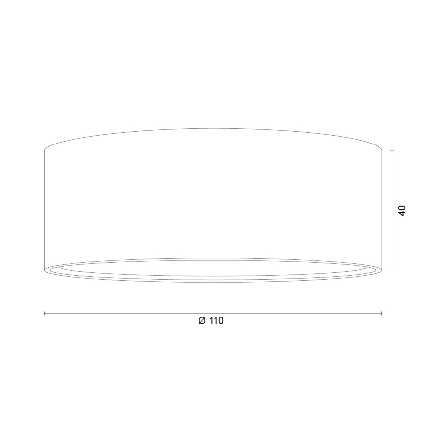 Argon 8904 - Plafonieră ELORA 1xGX53/7W/230V Ø 11 cm mov