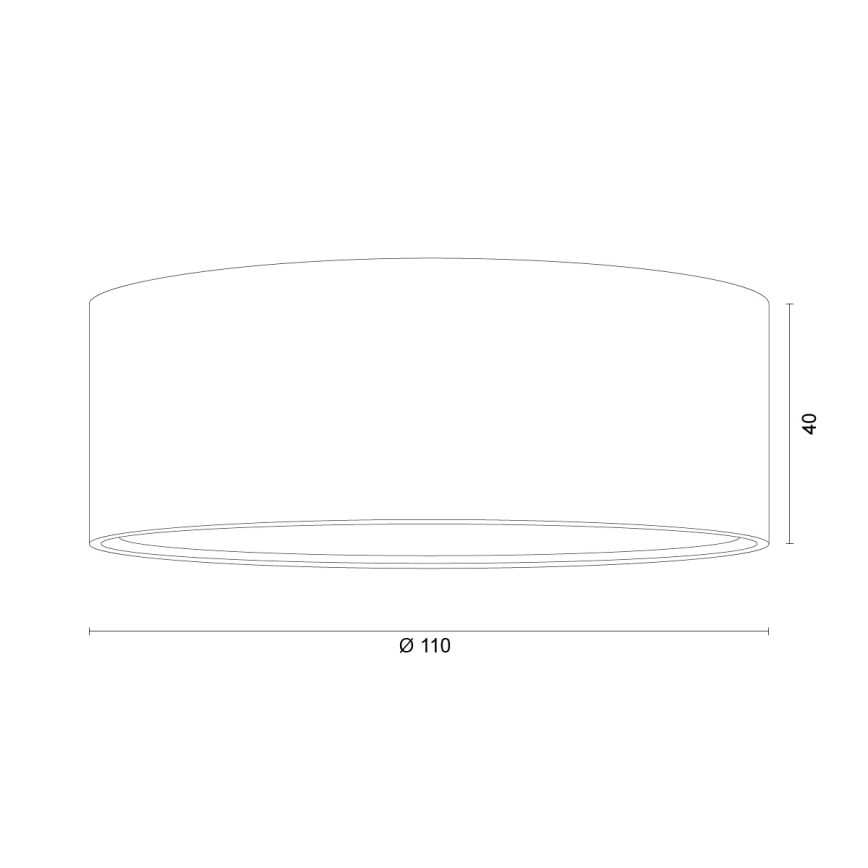 Argon 8915 - Plafonieră ELORA 1xGX53/7W/230V, Ø 11 cm, albă
