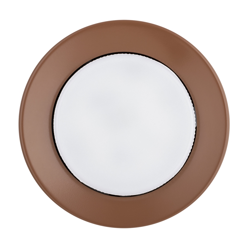 Argon 8916 - Plafonier ELORA, 1x soclu GX53 (7 W, 230 V), diametru 11 cm, culoare teracotă