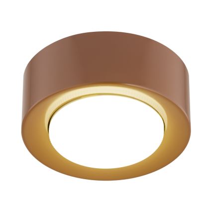 Argon 8916 - Plafonier ELORA, 1x soclu GX53 (7 W, 230 V), diametru 11 cm, culoare teracotă