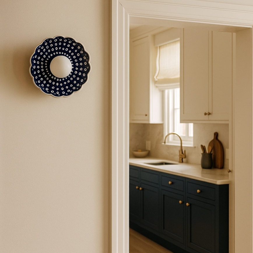 Argon 8933 - Aplică de perete BOLL, 1xG9/6W/230V, albastru