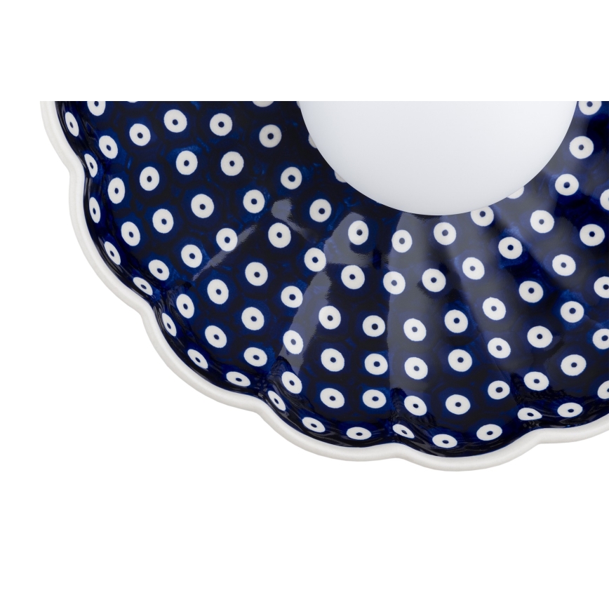 Argon 8933 - Aplică de perete BOLL, 1xG9/6W/230V, albastru