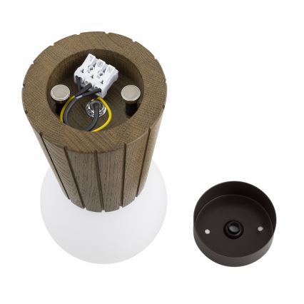 Argon 8974 - Plafonieră de baie VOLANTE 1xG9/6W/230V IP44 Ø 12 cm, maro