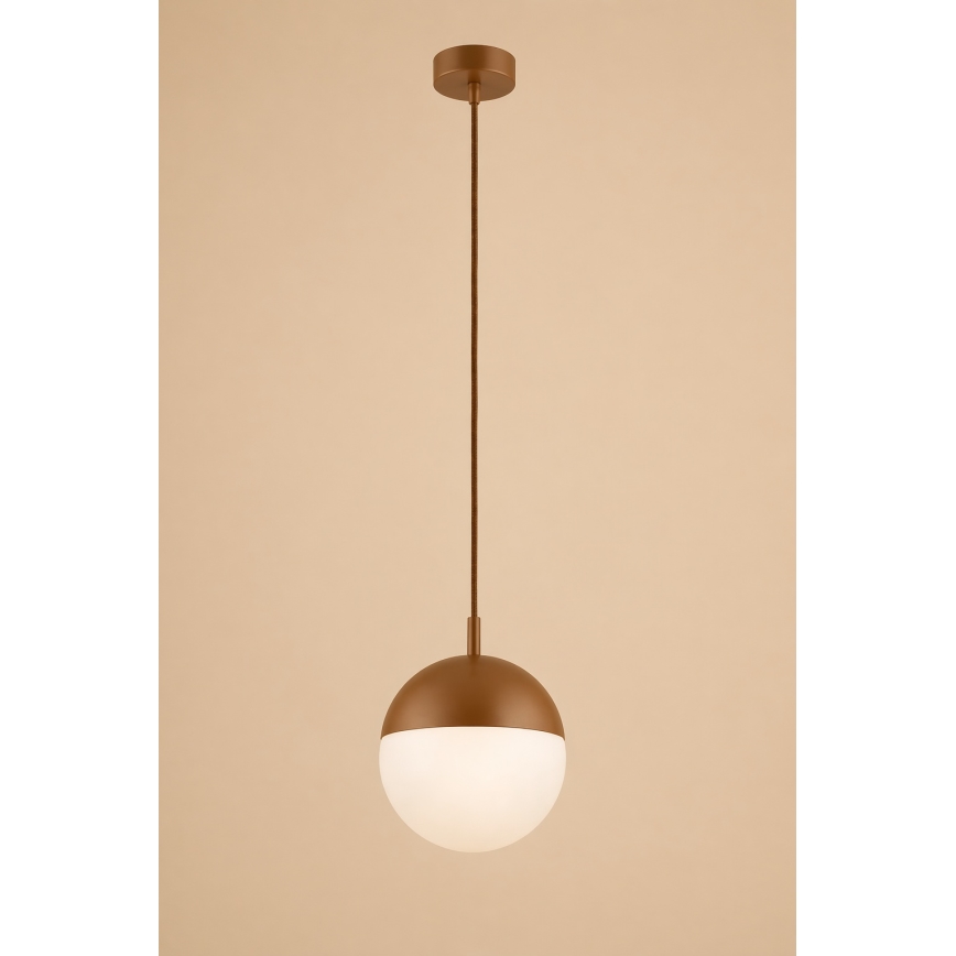Argon 8998 - Lampă suspendată de exterior LIV, 1x E27 / 15W / 230V, IP44, maro