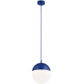 Argon 9000 - Lampă suspendată de exterior pe cablu LIV, 1xE27, 15W, 230V, IP44, albastră