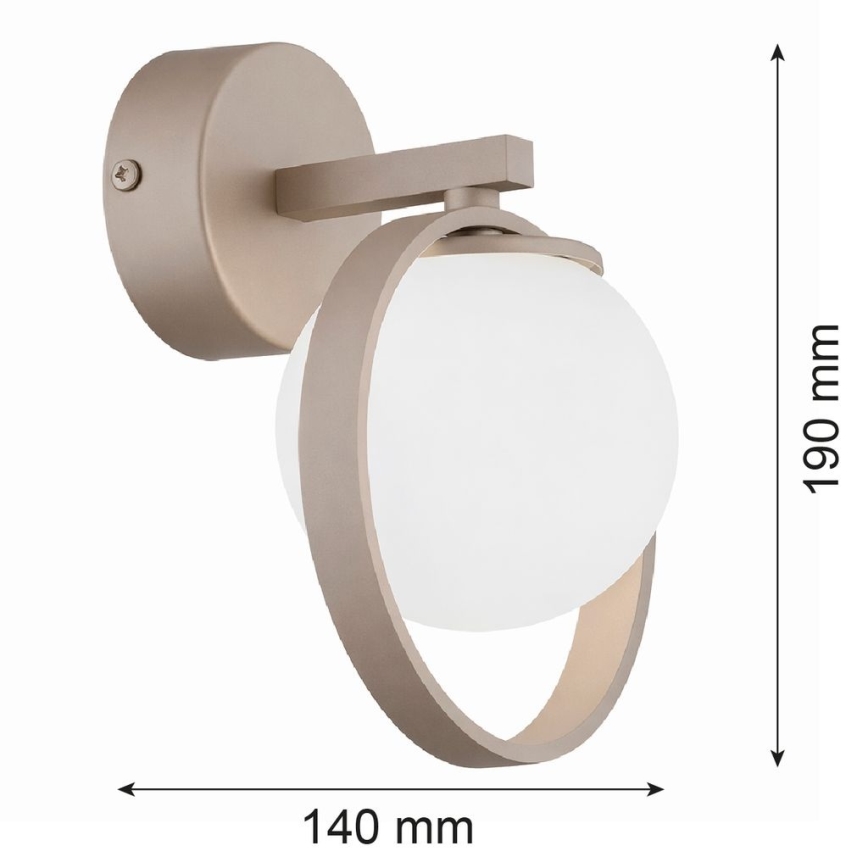 Argon 9002 - Aplică de perete SATUROS 1xG9/6W/230V