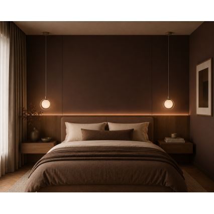 Argon 9003 - Lustră suspendată pe cablu SATUROS, 1xG9/6W/230V