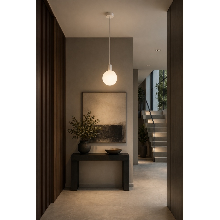 Argon 9004 - Lampă suspendată de exterior pe cablu ORE 1xG9/6W/230V IP44 albă
