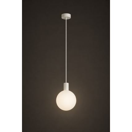 Argon 9004 - Lustră de exterior suspendată pe cablu ORE 1xG9/6W/230V albă