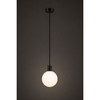 Argon 9005 - Pendul de exterior pe cablu ORE 1xG9/6W/230V negru