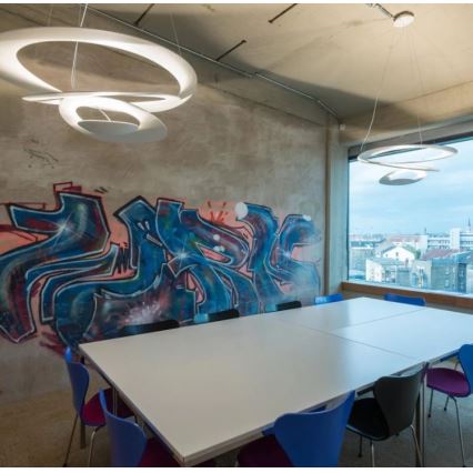 Artemide AR 1237010A - Lustră pe cablu dimmabilă PIRCE MINI 1xR7s/330W/230V