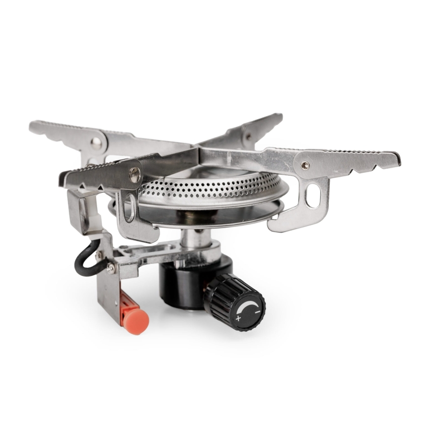 Arzător de drumeție pe gaz cu accesorii