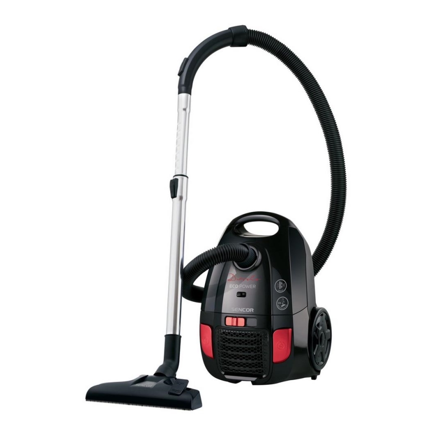 Aspirator cu sac 3 l 700W/230V negru/roșu Sencor