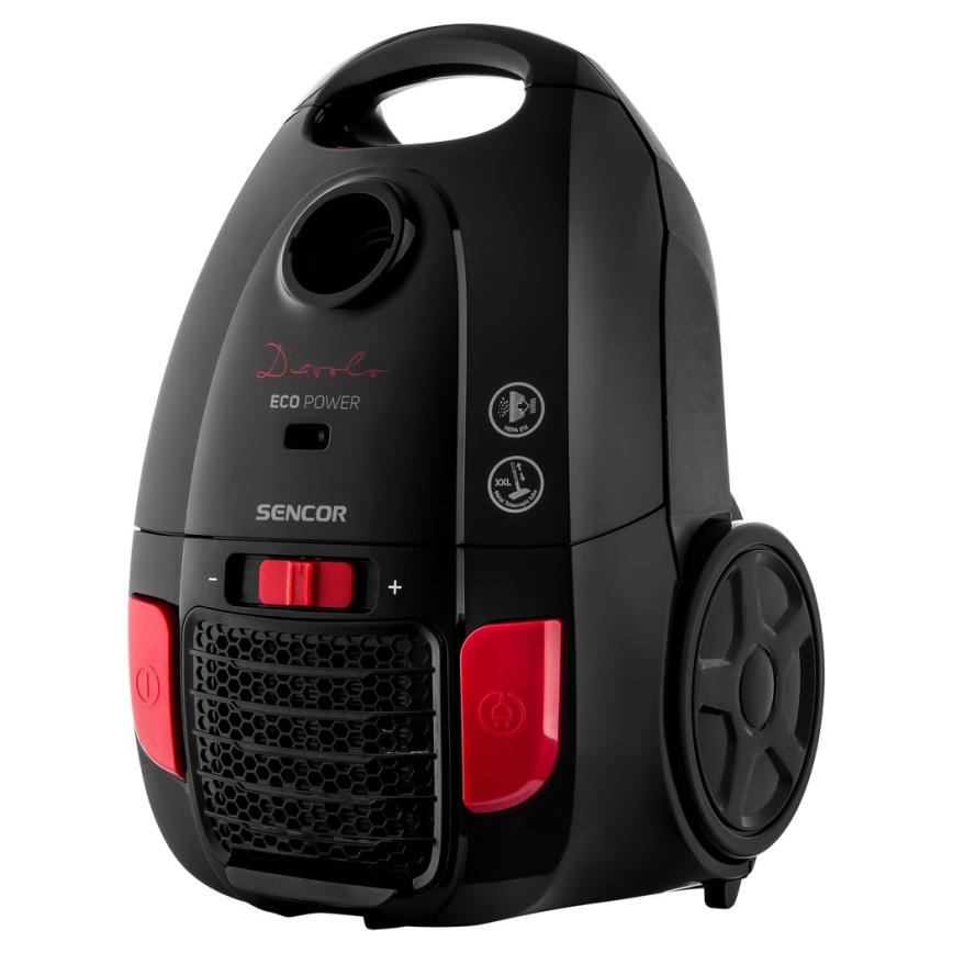 Aspirator cu sac 3 l 700W/230V negru/roșu Sencor