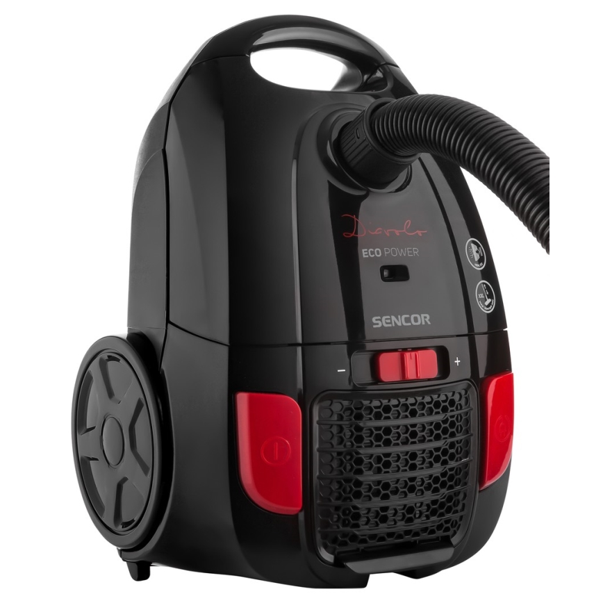 Aspirator cu sac 3 l 700W/230V negru/roșu Sencor