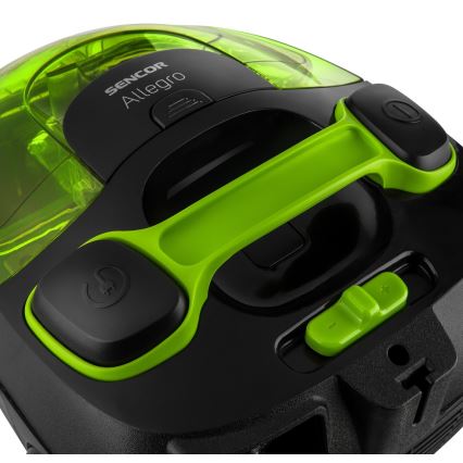 Aspirator fără sac 1,5 l 890W/230V verde/negru Sencor