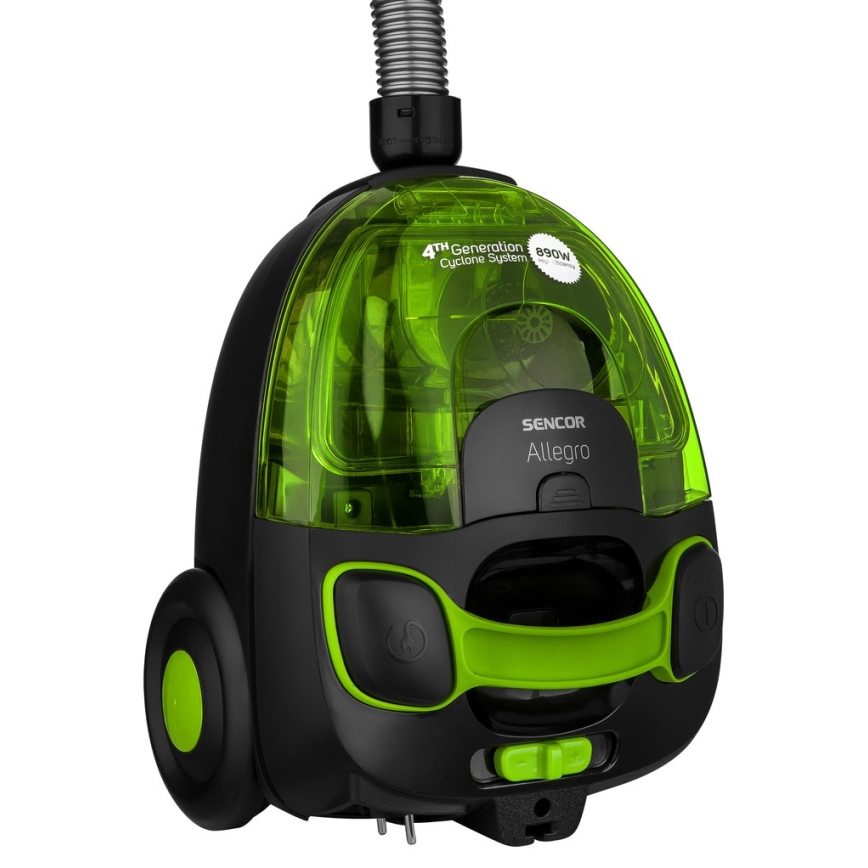 Aspirator fără sac 1,5 l 890W/230V verde/negru Sencor
