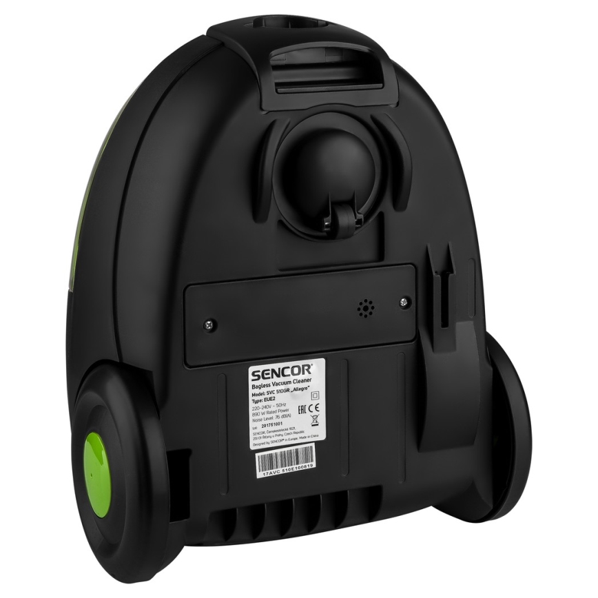Aspirator fără sac 1,5 l 890W/230V verde/negru Sencor