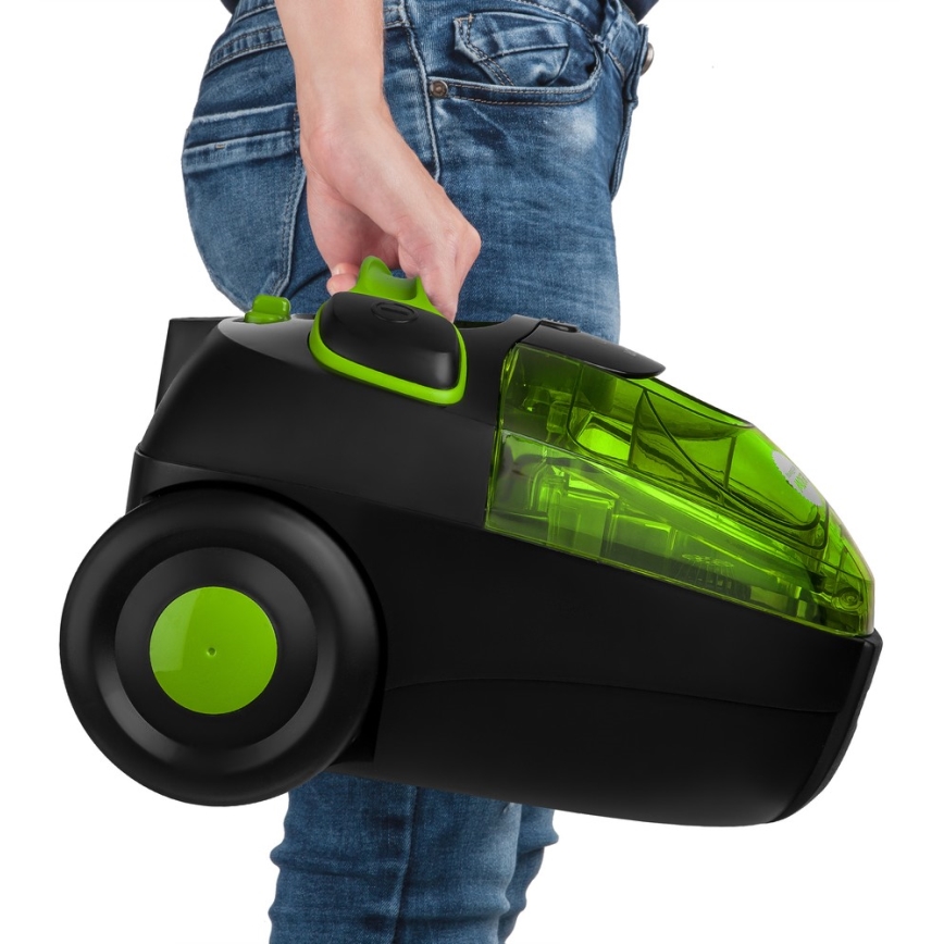 Aspirator fără sac 1,5 l 890W/230V verde/negru Sencor