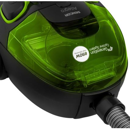 Aspirator fără sac 1,5 l 890W/230V verde/negru Sencor