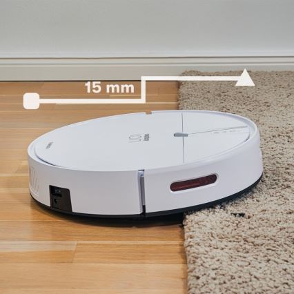 Aspirator robot inteligent 2 în 1 Niceboy ION Charles i4 4400 mAh Wi-Fi alb + telecomandă