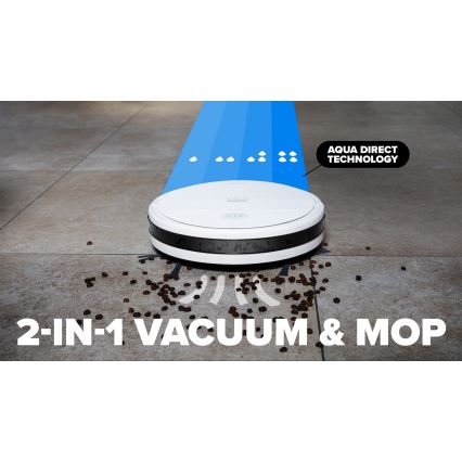 Aspirator robot inteligent 2 în 1 Niceboy ION Charles i6 2600 mAh Wi-Fi alb