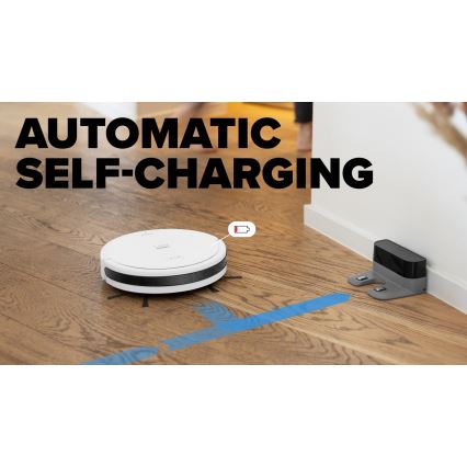 Aspirator robot inteligent 2 în 1 Niceboy ION Charles i6 2600 mAh Wi-Fi alb