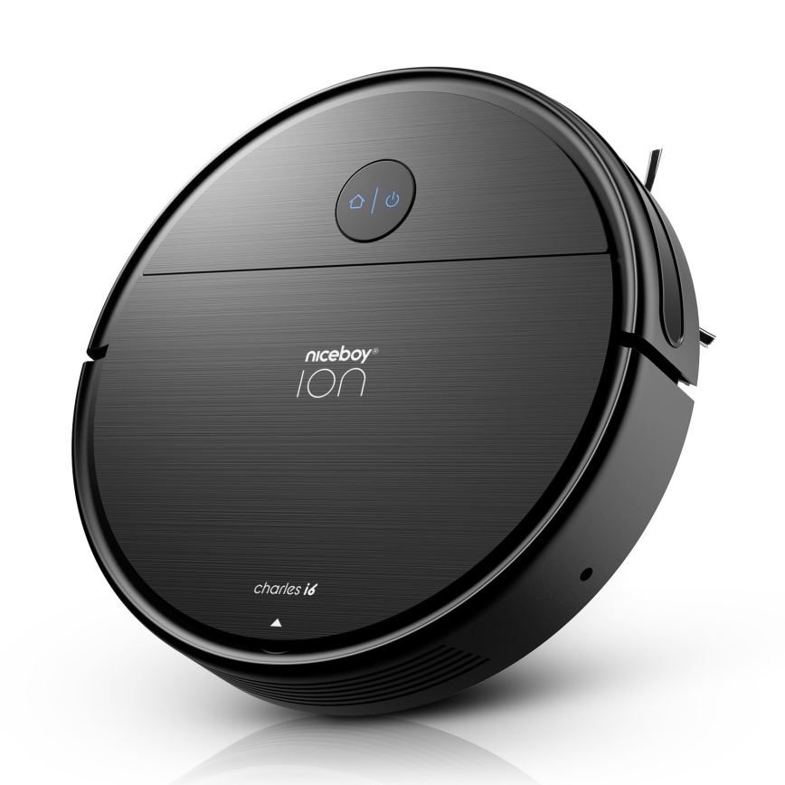 Aspirator robot inteligent 2 în 1 Niceboy ION Charles i6 2600 mAh Wi-Fi negru