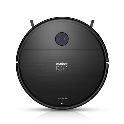 Aspirator robot inteligent 2 în 1 Niceboy ION Charles i6 2600 mAh Wi-Fi negru