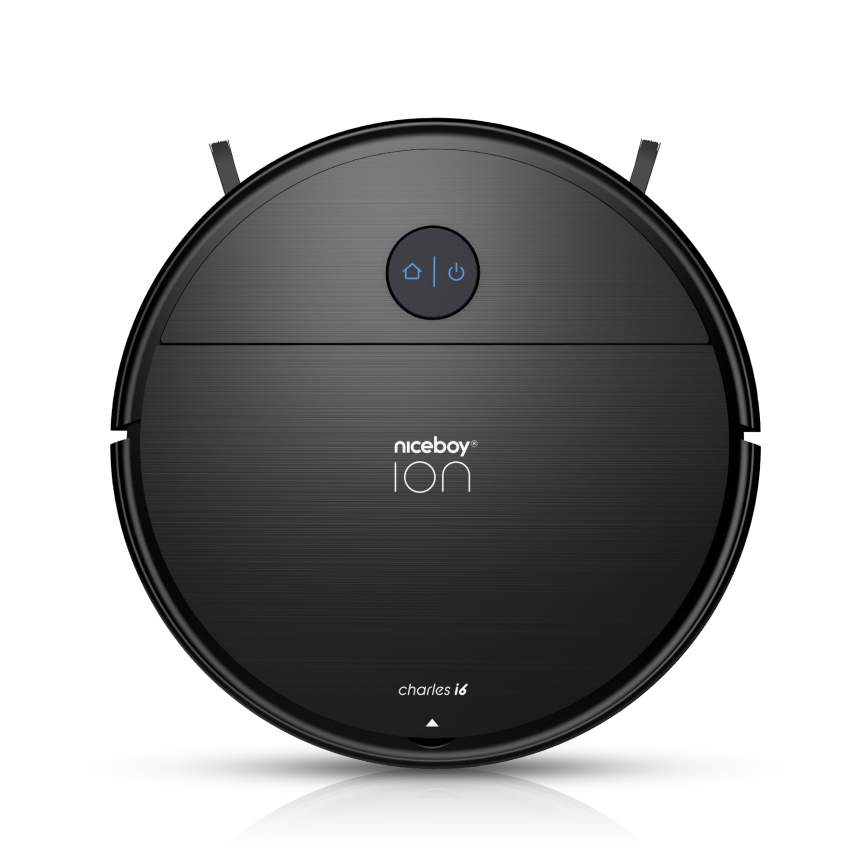 Aspirator robot inteligent 2 în 1 Niceboy ION Charles i6 2600 mAh Wi-Fi negru