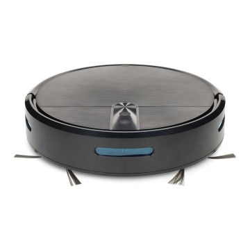 Aspirator robot inteligent SmartLife cu mop, 2600 mAh, Wi‑Fi Tuya, negru + telecomandă