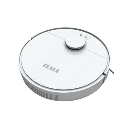 Aspirator robot inteligent TESLA Electronics RoboStar 2 în 1 2550 mAh Wi-Fi alb