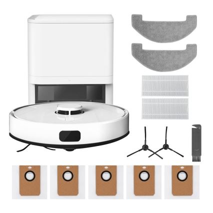 Aspirator robot inteligent TESLA Electronics RoboStar 2 în 1 2600 mAh Wi-Fi alb