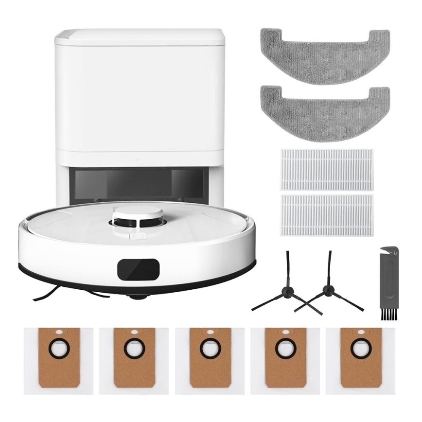 Aspirator robot inteligent TESLA Electronics RoboStar 2 în 1 2600 mAh Wi-Fi alb