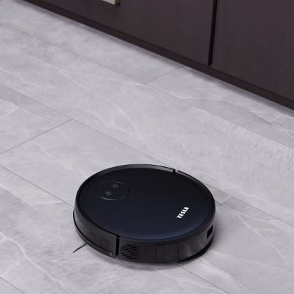 Aspirator robot inteligent TESLA Smart 2 în 1 2000 mAh Wi-Fi negru + telecomandă