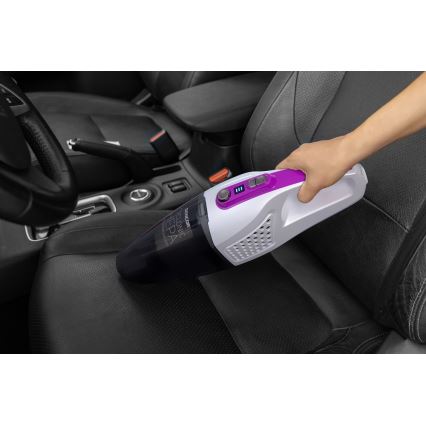 Aspirator vertical 2 în 1 cu perie rotativă electrică 110W/14,8V 2200 mAh alb Sencor