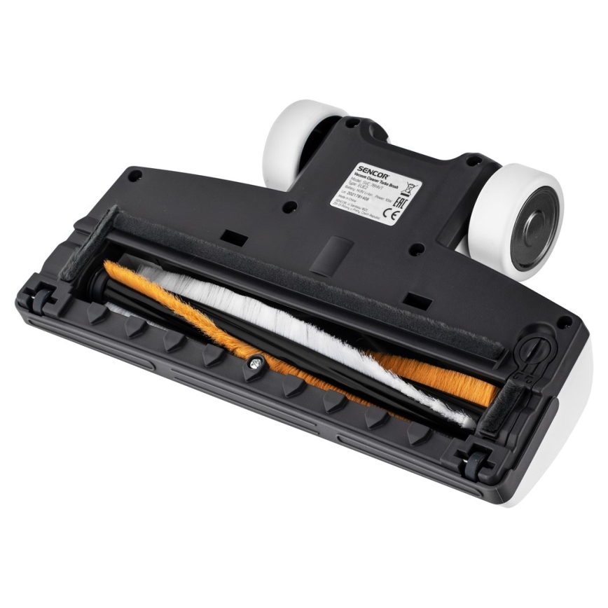 Aspirator vertical 2 în 1 cu perie rotativă electrică 110W/14,8V 2200 mAh alb Sencor