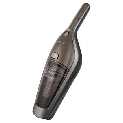 Aspirator vertical 2 în 1 cu perie rotativă electrică 110W/21,6V 2000 mAh gri Sencor