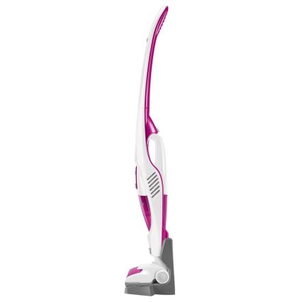 Aspirator vertical 2 în 1 cu perie rotativă electrică 70W/12V 1800 mAh alb/roz Sencor